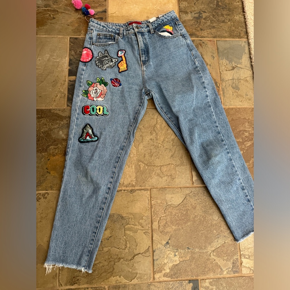 Pull And Bear Super Rare Applique Patch Retro Nov… - image 4